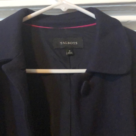 Talbots Svelte stretch Navy blazer size 8 - Picture 5 of 8